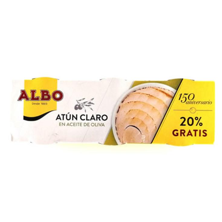 ATUN CLARO EN ACEITE DE OLIVA 3X100 GR