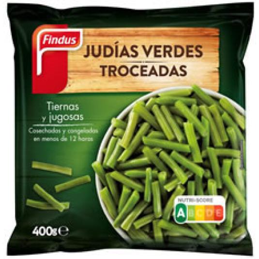 JUDIAS VERDES TROCEADAS 400GR