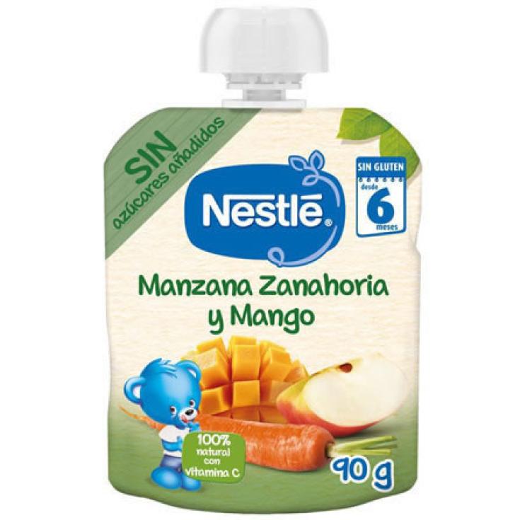 POUCHES MANZANA-ZANAHORIA-MANGO 90GR