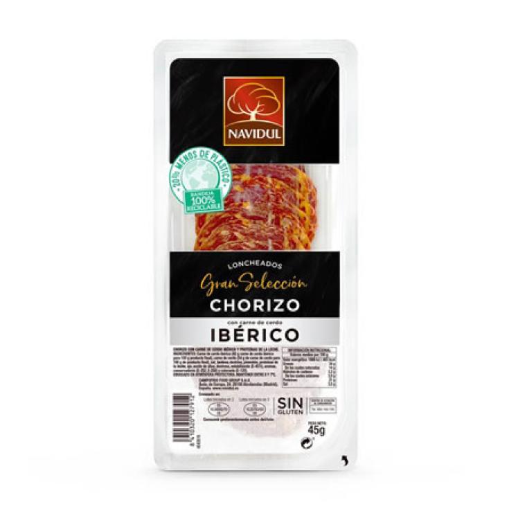 CHORIZO IBERICO LONCHAS  45 GR