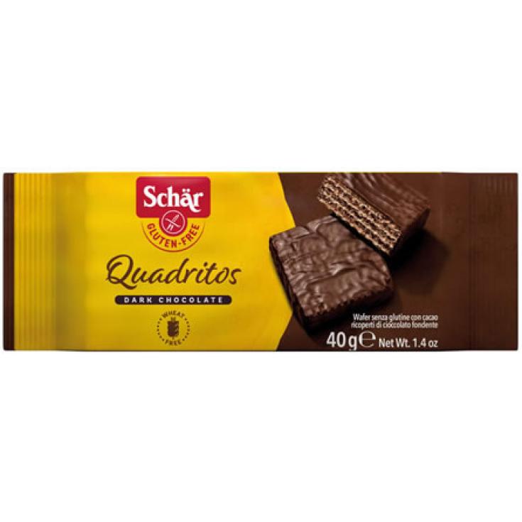 QUADRITOS DE CHOCOLATE SIN GLUTEN 40 GR