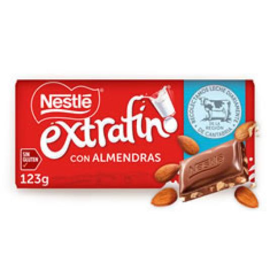 CHOCOLATE EXTRAFINO CON ALMENDRAS 123 GR