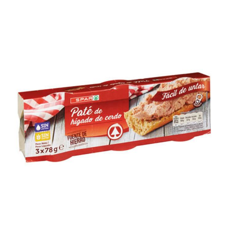 PATE HIGADO CERDO 3X80GR