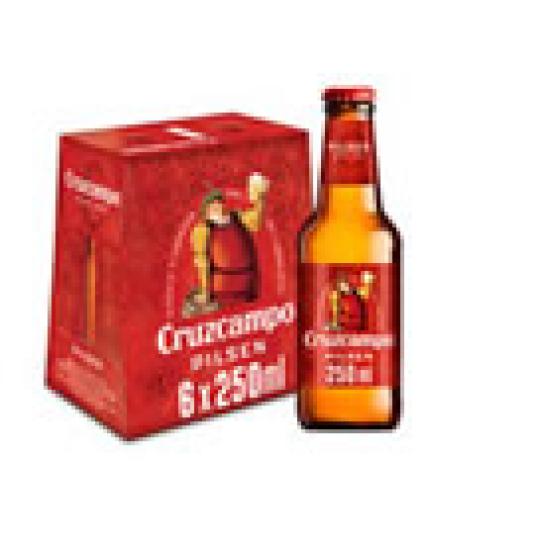 CERVEZA PILSEN 6X25 CL