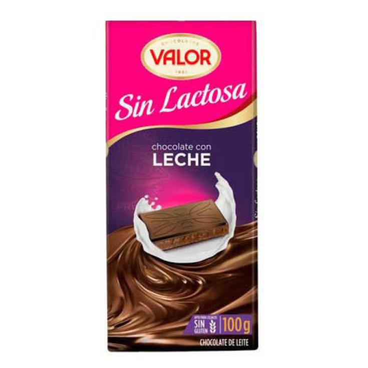 CHOCOLATE CON LECHE SIN LACTOSA 100 GR