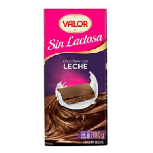 CHOCOLATE CON LECHE SIN LACTOSA 100 GR