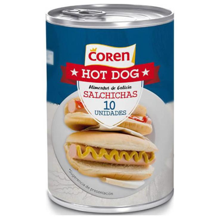 SALCHICHAS HOT DOG 10UD 380GR