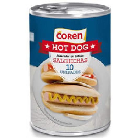 SALCHICHAS HOT DOG 10UD 380GR