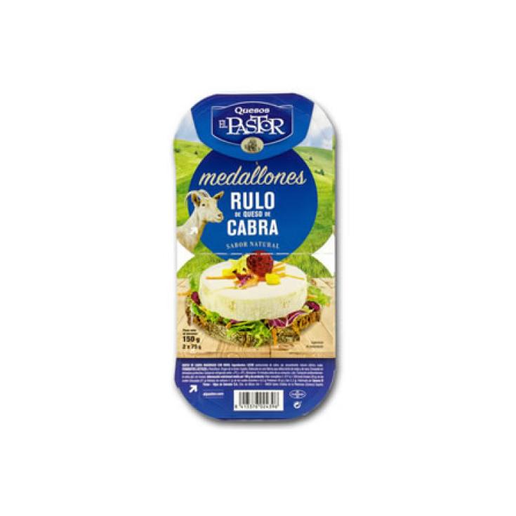 QUESO RULO CABRA MEDALLON 2x75GR
