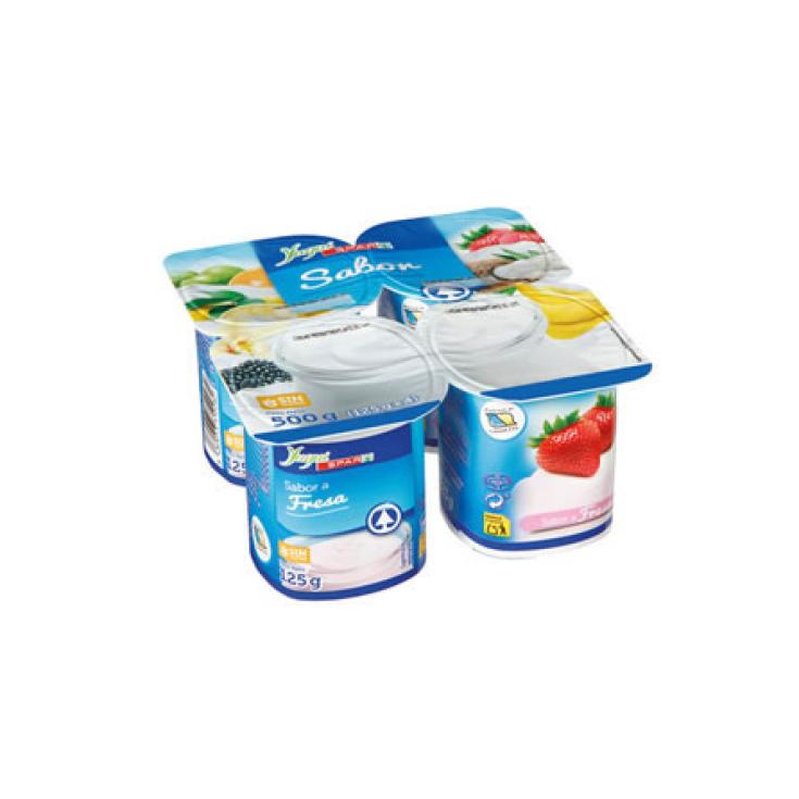 YOGUR SABOR FRESA 4X125 GR