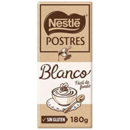 CHOCOLATE BLANCO POSTRES 180 GR