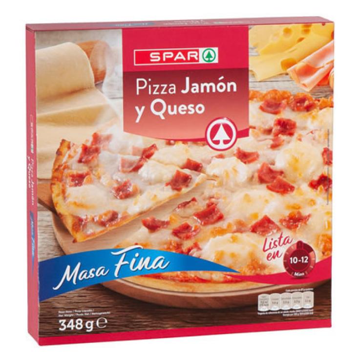 PIZZA JAMON Y QUESO 350GR