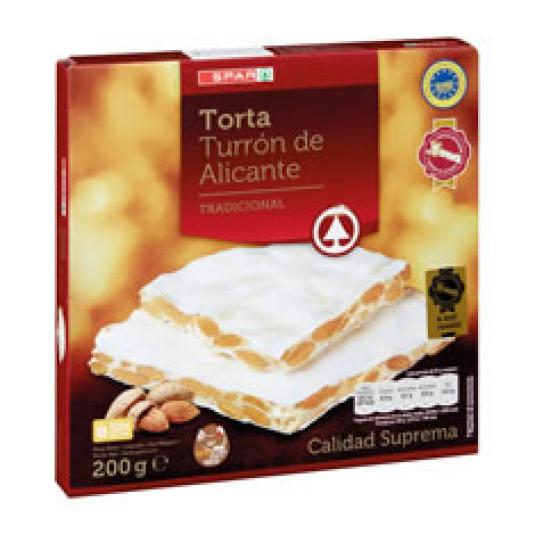 TORTA IMPERIAL DE TURRON ALICANTE 150 GR